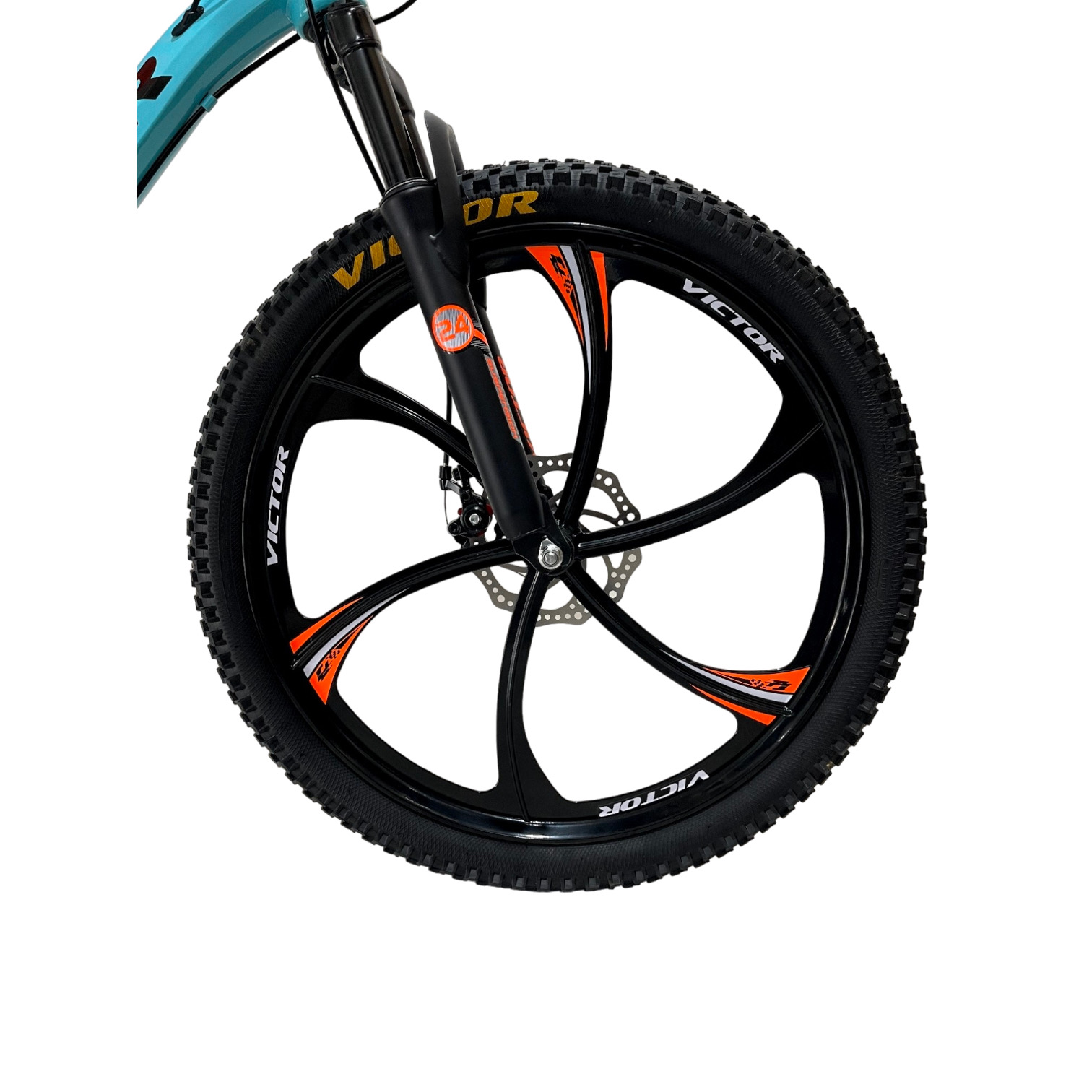 دوچرخه کوهستان اسپرت VICTOR مدل BOXER سایز 24 دوچرخه-کوهستان-اسپرت-VICTOR-مدل-BOXER-سایز-24-آبی-نارنجی