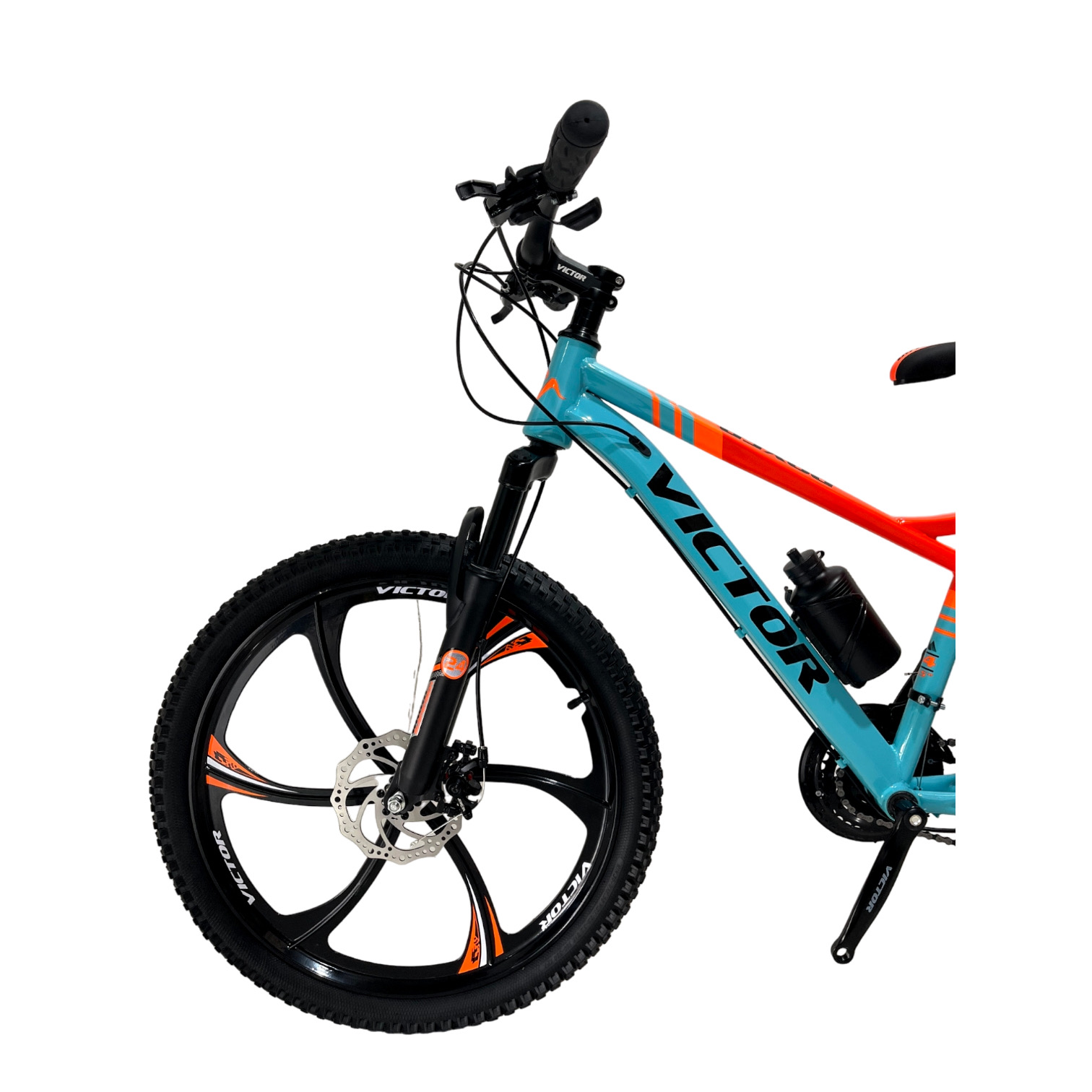 دوچرخه کوهستان اسپرت VICTOR مدل BOXER سایز 24 دوچرخه-کوهستان-اسپرت-VICTOR-مدل-BOXER-سایز-24-آبی-نارنجی